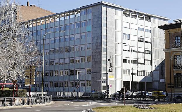 Edificio en el que se encuentra la Audiencia de Palencia. 
