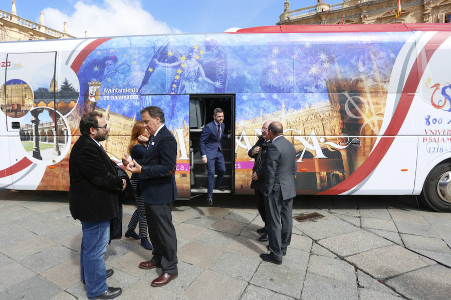 Los vehículos de largo recorrido que cubren la línea Salamanca-Madrid, que transporta anualmente cerca de un millón de personas, estarán en circulación durante al menos dos meses