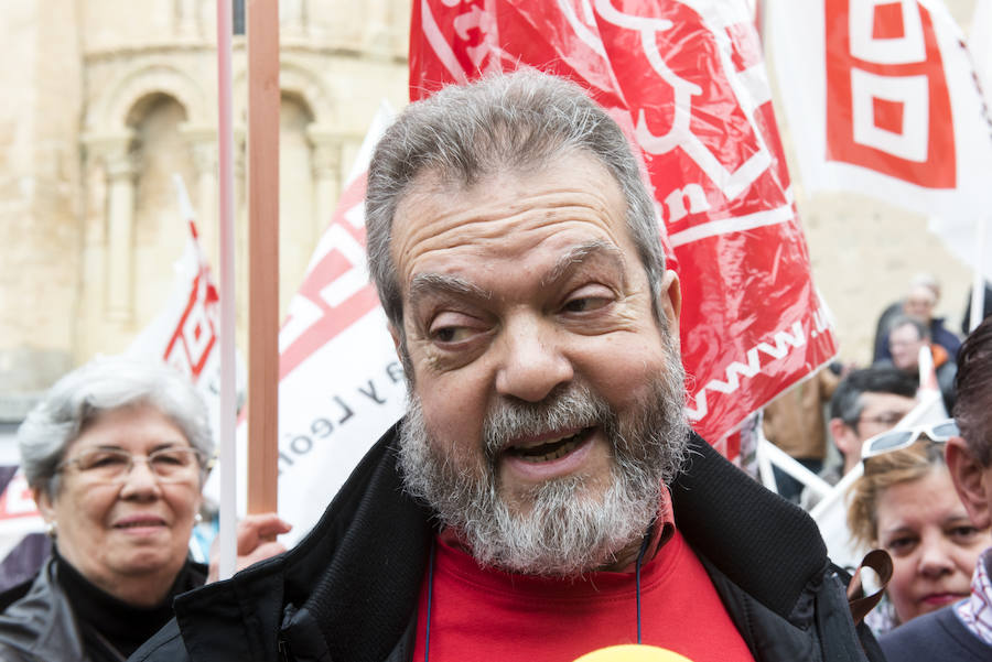 Fotos: Concentración de pensionistas en Segovia