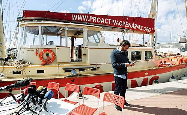 El fundador y director de la ONG Proactiva Open Arms, Oscar Camps.