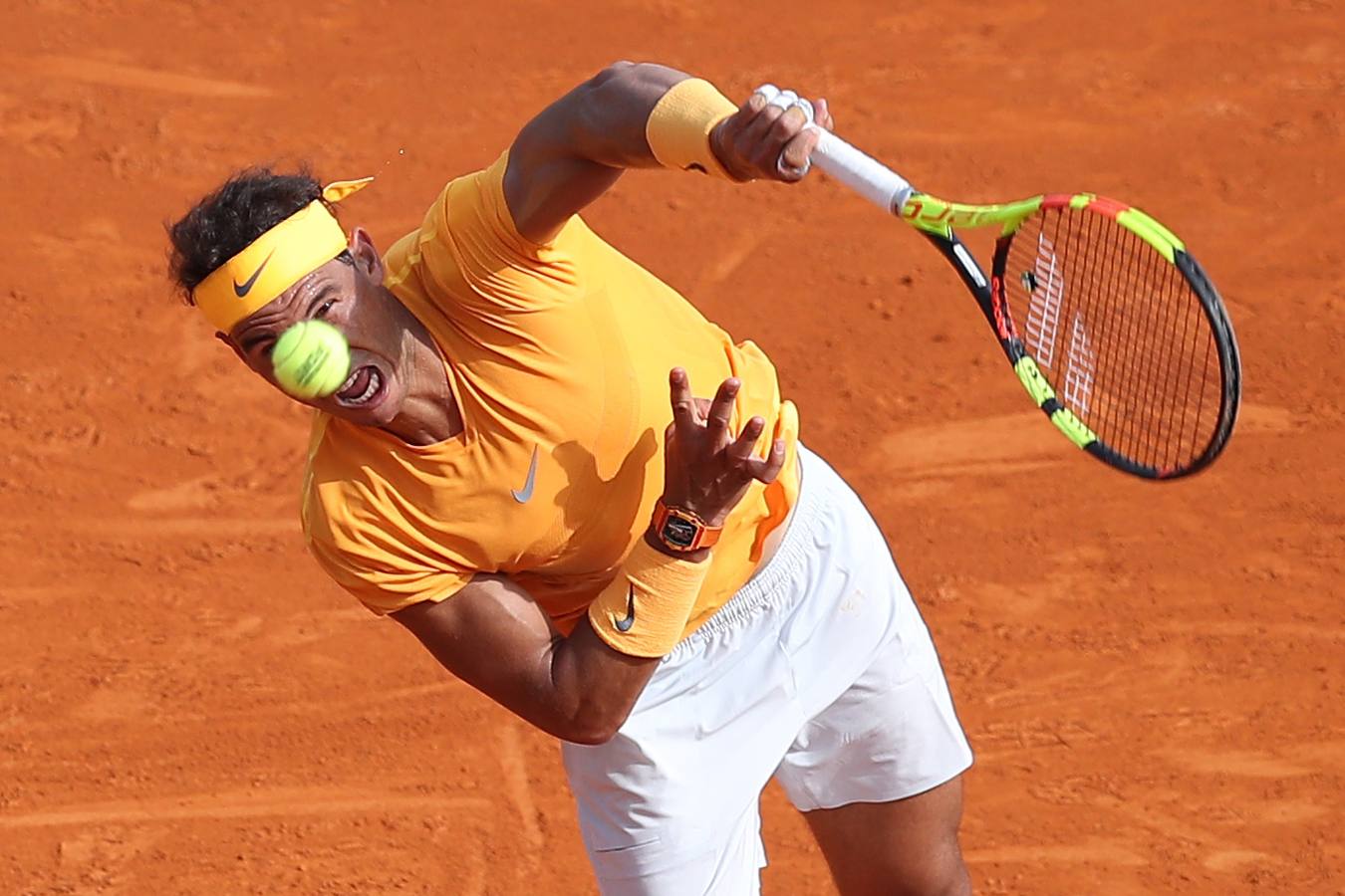 Rafa Nadal busca su undécimo título en el MAsters 1000 de Montecarlo. SU primer partido ha sido ante Bedene.