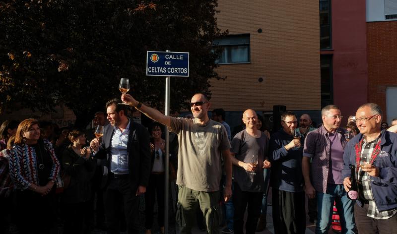 Inauguración de la calle Celtas Cortos