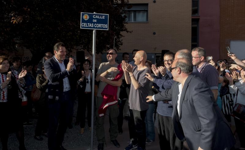 Inauguración de la calle Celtas Cortos