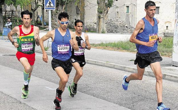 Javi Guerra, en una anterior carrera.