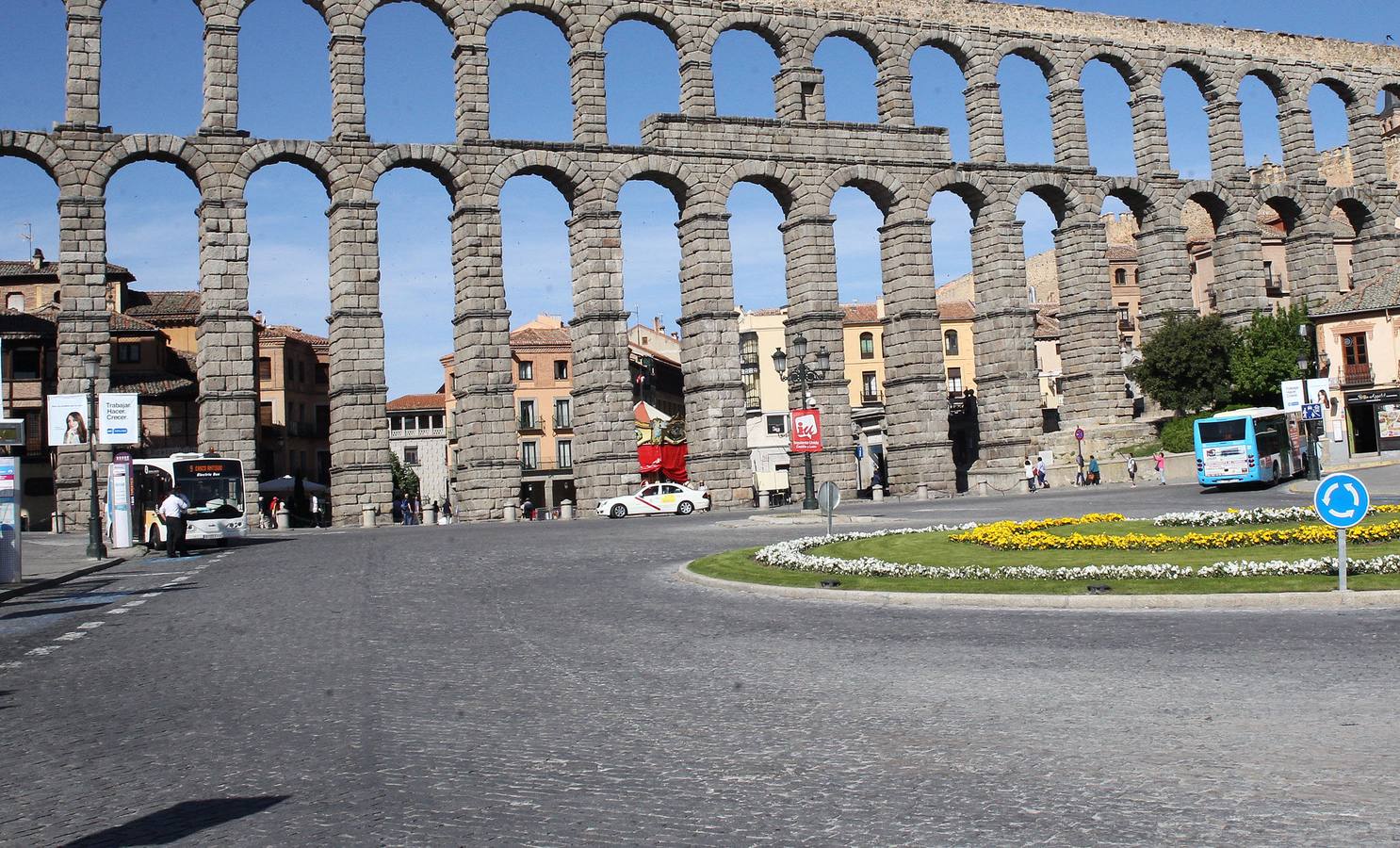 Segovia.El Acueducto romano es, sin duda, el emblema de la ciudad.