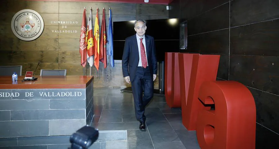 Fotos: Antonio Largo, nuevo rector de la Universidad de Valladolid