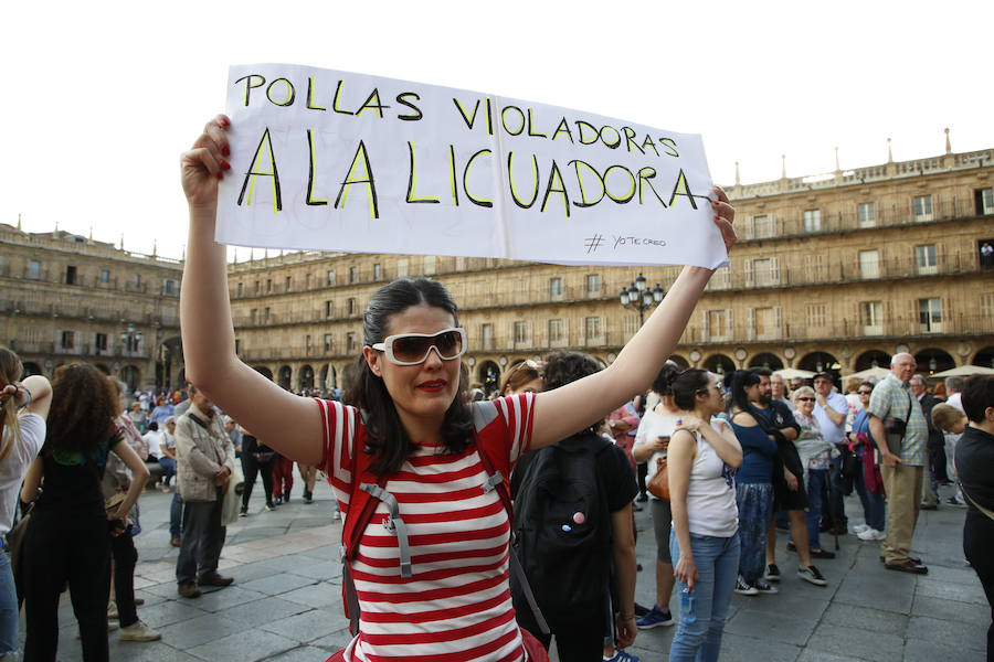 Fotos: Salamanca se manifiesta contra la sentencia de la Manada