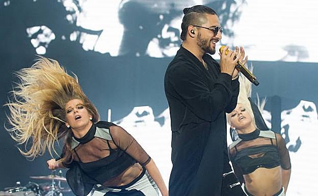 Concierto de Maluma en Murcia.