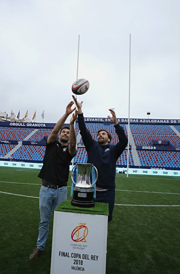 Fotos: Preparativos en Valencia para la Copa del Rey de rugby