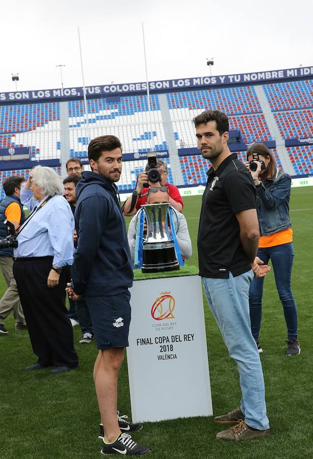 Fotos: Preparativos en Valencia para la Copa del Rey de rugby