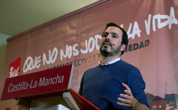 El coordinador federal de IU, Alberto Garzón.