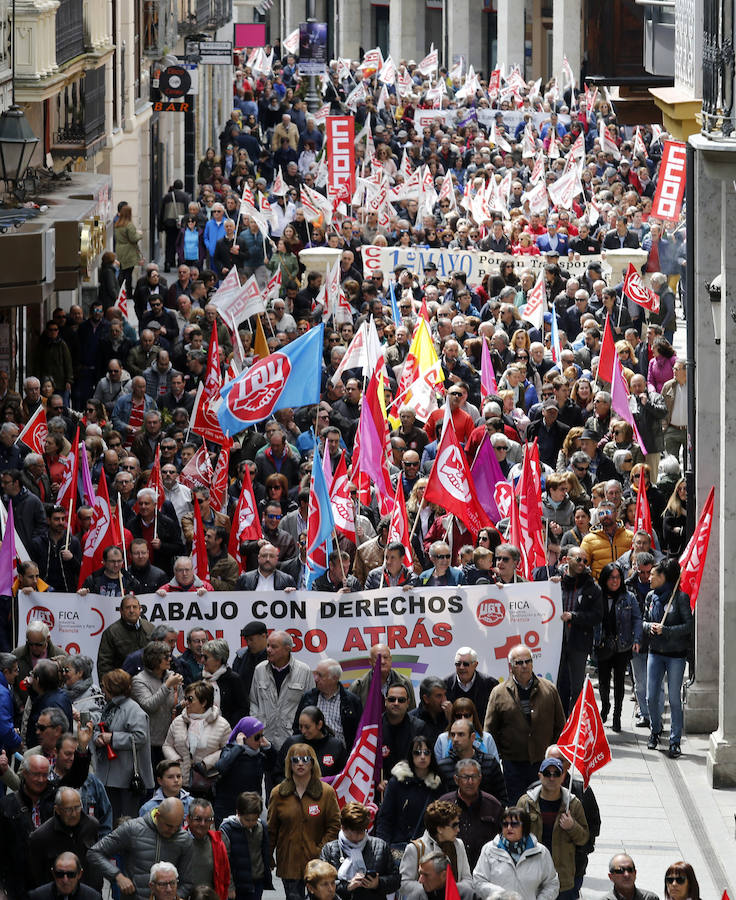 Fotos: Primero de mayo en Palencia