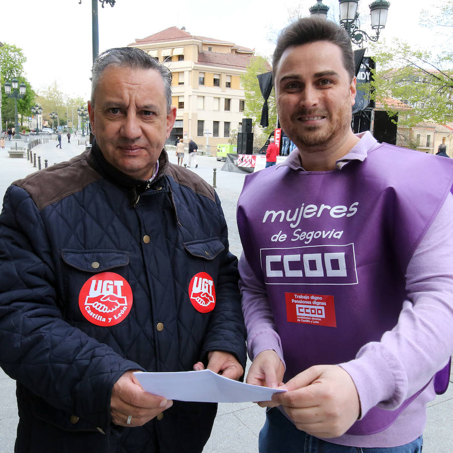 Fotos: Manifestación del Primero de Mayo en Segovia