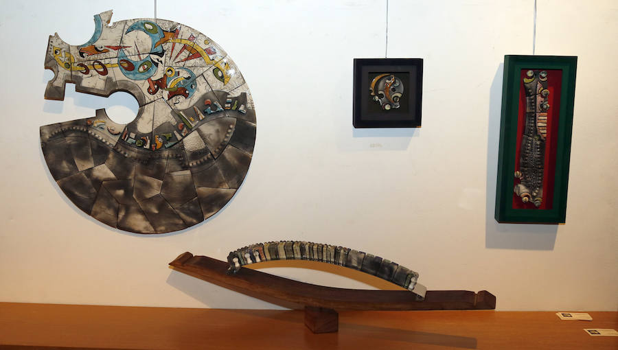 Fotos: Seis ceramistas palentinos exponen en el museo del agua
