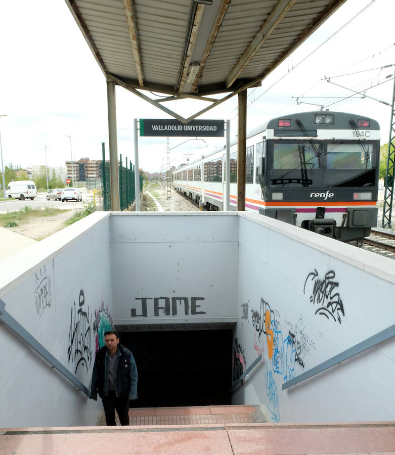 El túnel del apeadero.