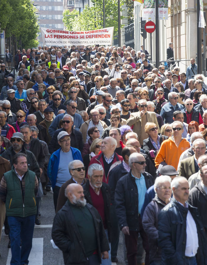 Fotos: Manifestación de pensonistas en Valladolid