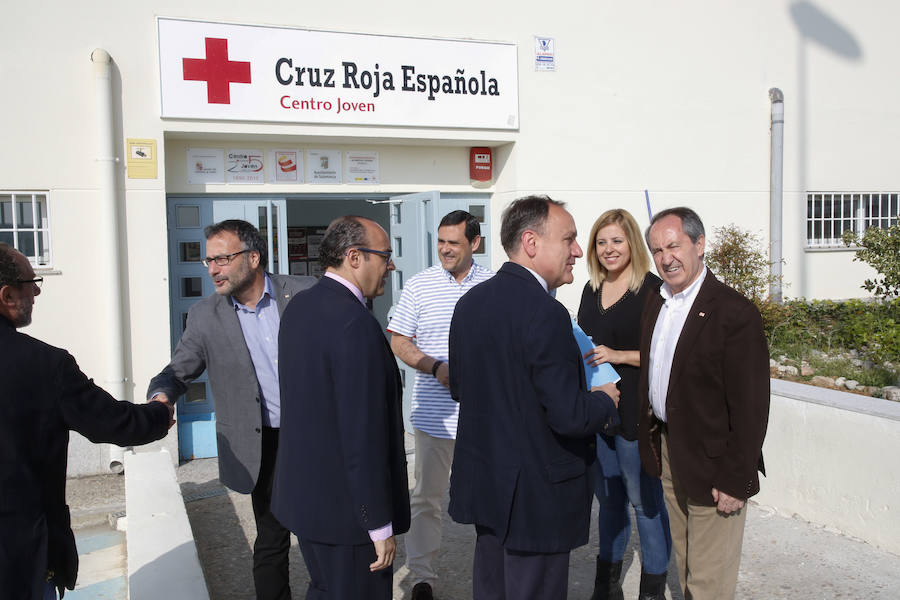 Antonio Andrés Laso, ha visitado las instalaciones del centro para conocer directamente los proyectos de empleo para jóvenes que gestiona la entidad y los resultados de los proyectos que desarrolla