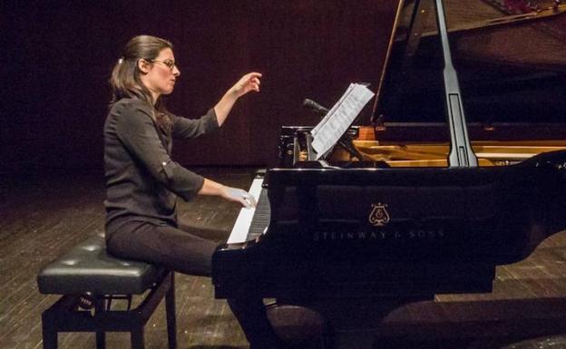 Marta Espinós, durante un concierto. 