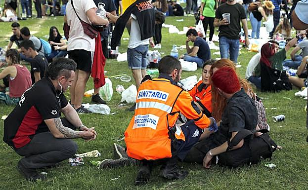 La fiesta de la ITA acaba con 84 atenciones sanitarias y cuatro traslados al hospital
