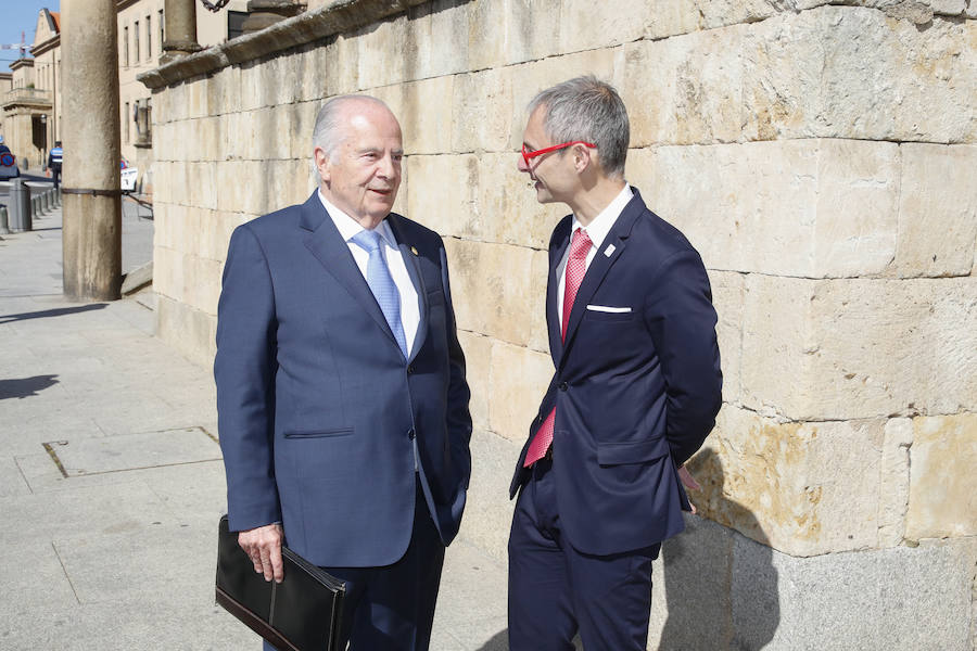 Sesión plenaria de las Cortes en Salamanca