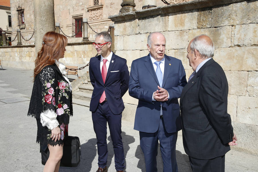 Sesión plenaria de las Cortes en Salamanca