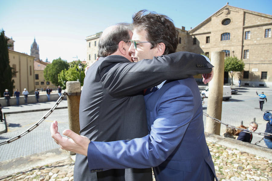 Sesión plenaria de las Cortes en Salamanca