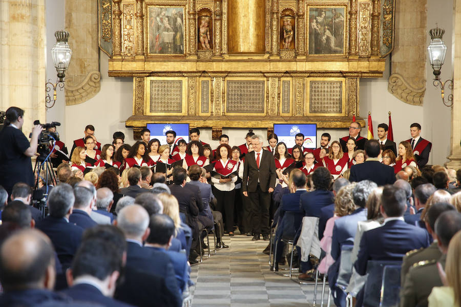 Sesión plenaria de las Cortes en Salamanca