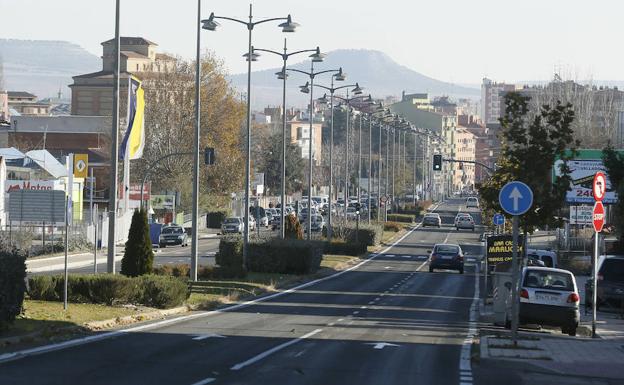 Avenida de Gijón de Valladolid.