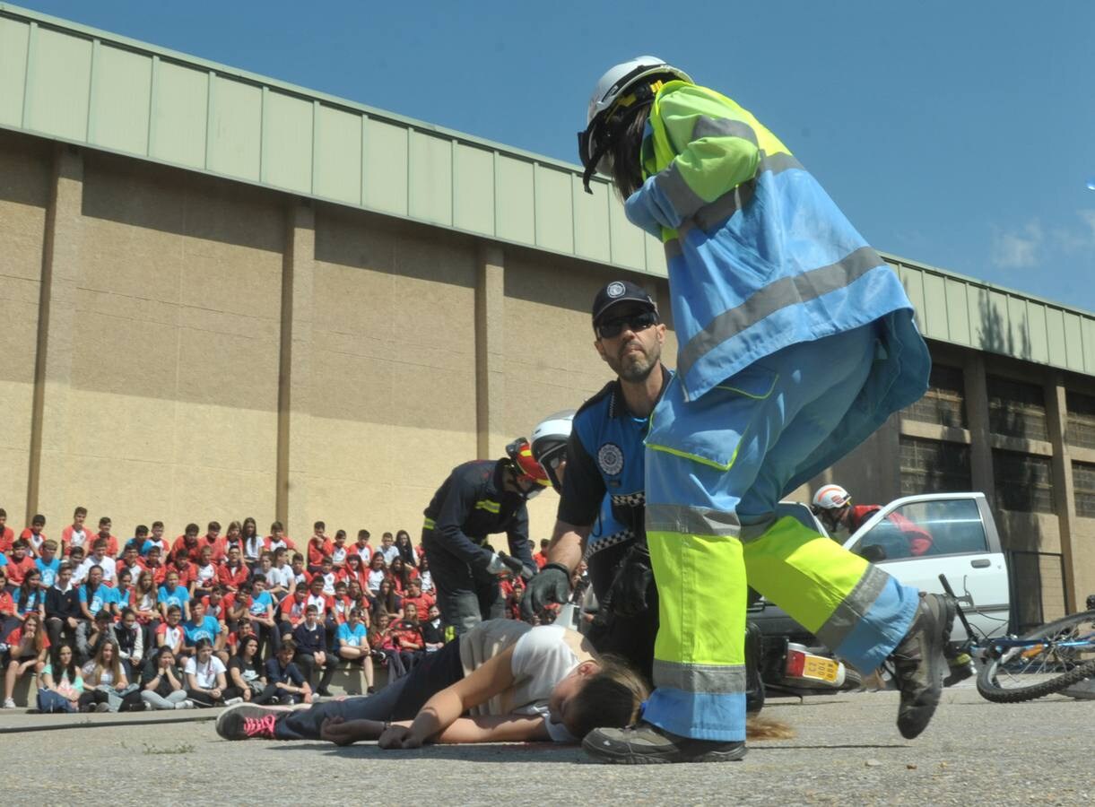 Fotos: Simulacro en Cristo Rey