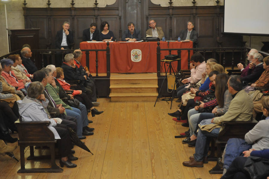 El Aula Triste del Palacio de Santa Cruz durante la presentación. 