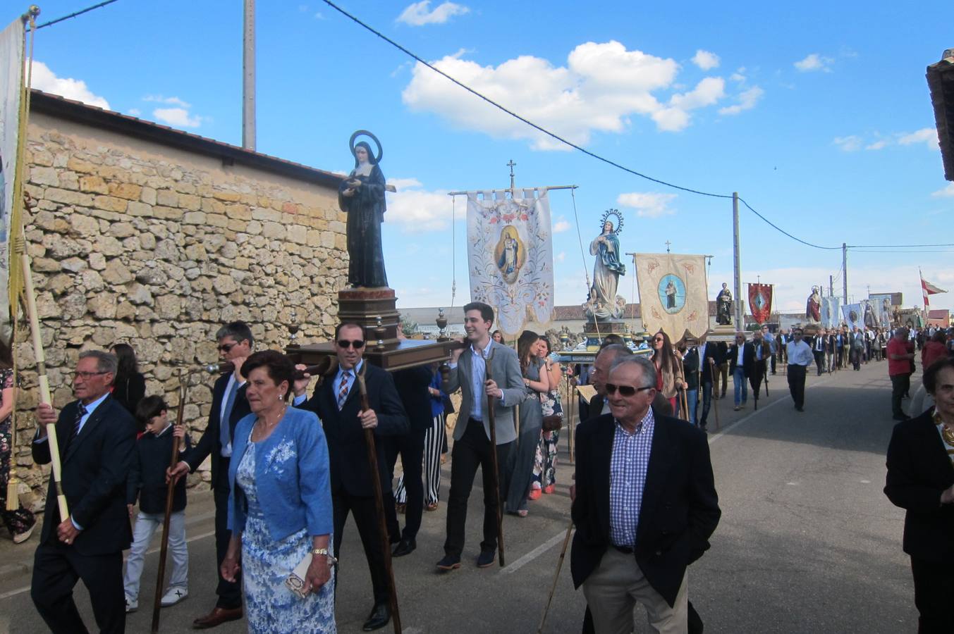 Fotos: Rogativa ante la Virgen del Rosario en Castromonte
