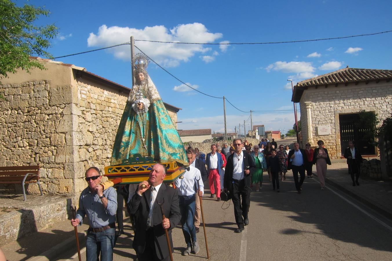 Fotos: Rogativa ante la Virgen del Rosario en Castromonte