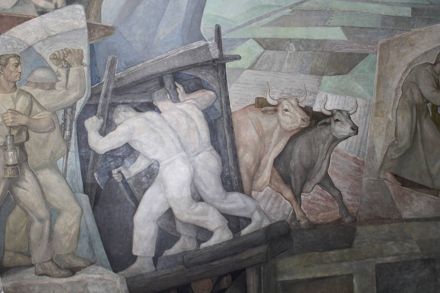 Fotos: Así es la alegoría del trabajo, de Germán Calvo