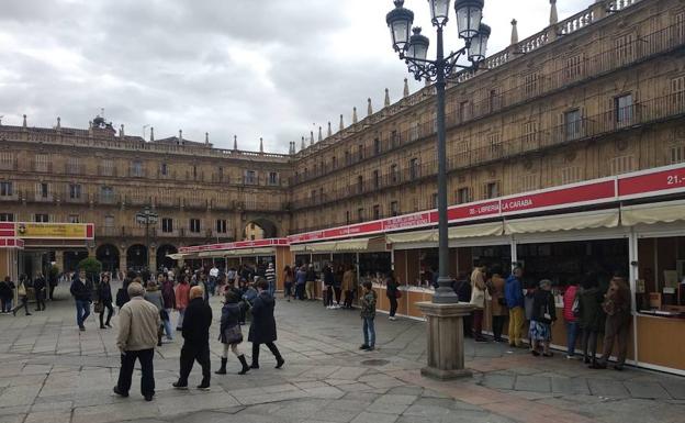 Feria del Libro de Salamanca,celebrada la semana pasada.