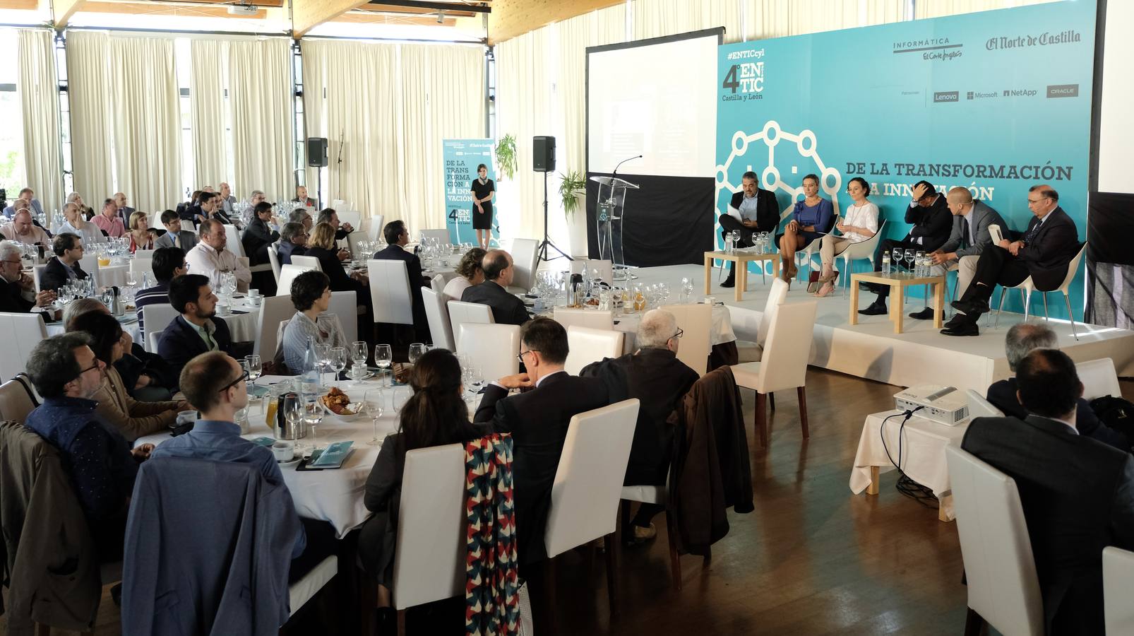 Un evento organizado por Informática El Corte Inglés (IECISA) y El Norte de Castilla, bajo el título genérico 'De la Transformación a la Innovación'