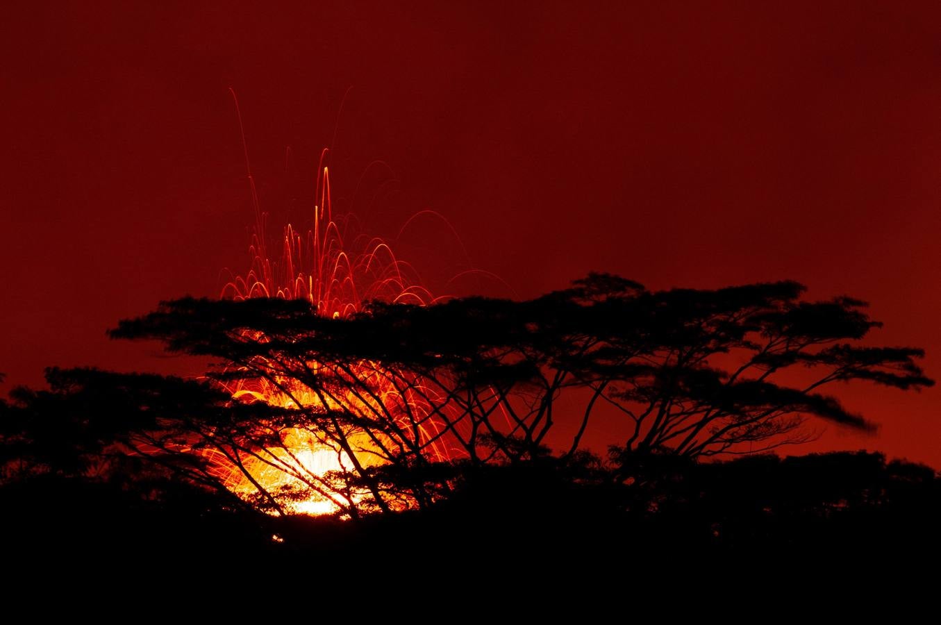 Fotos: Las impresionantes imágenes de la erupción del volcán Kilauea de Hawái