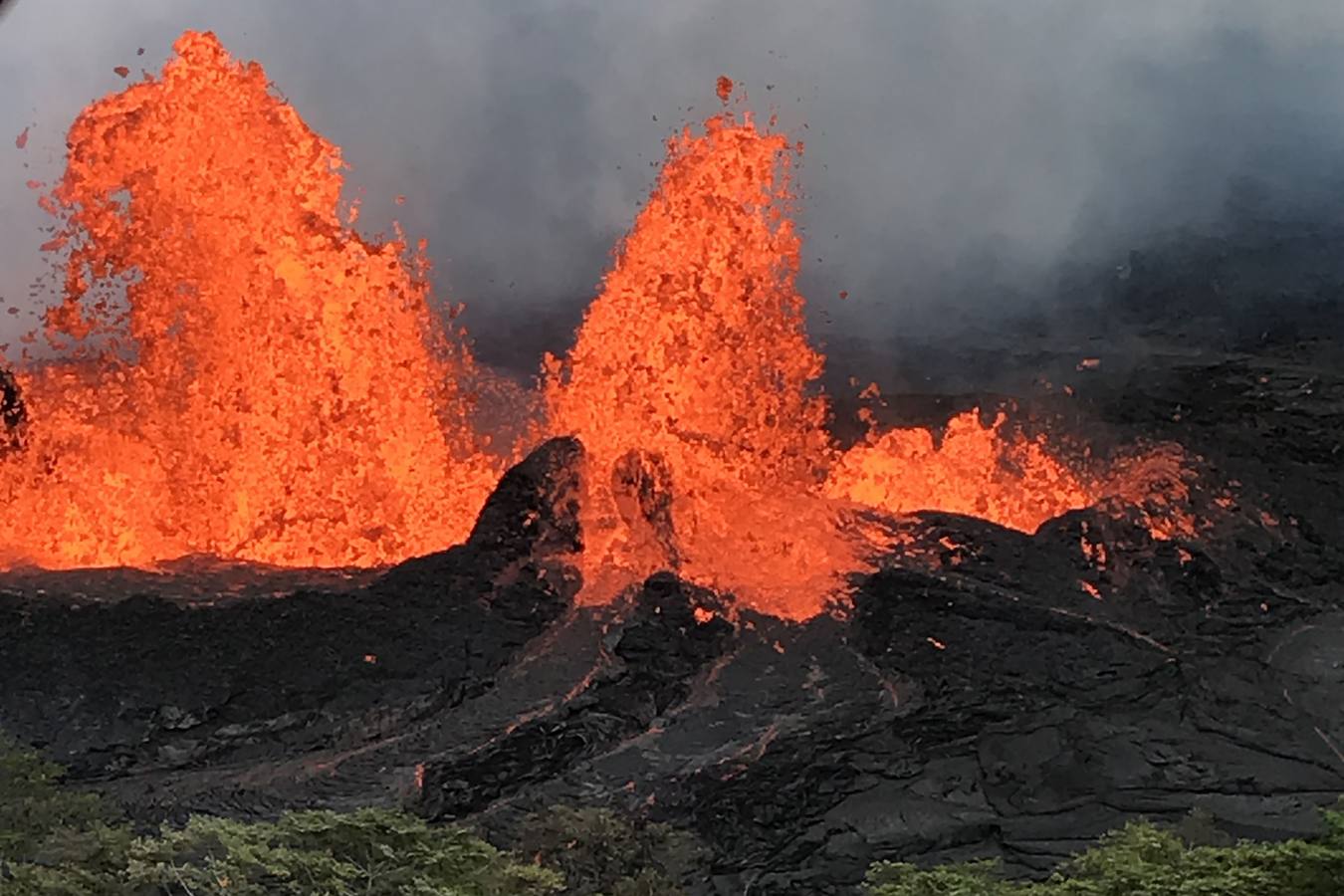 Fotos: Las impresionantes imágenes de la erupción del volcán Kilauea de Hawái