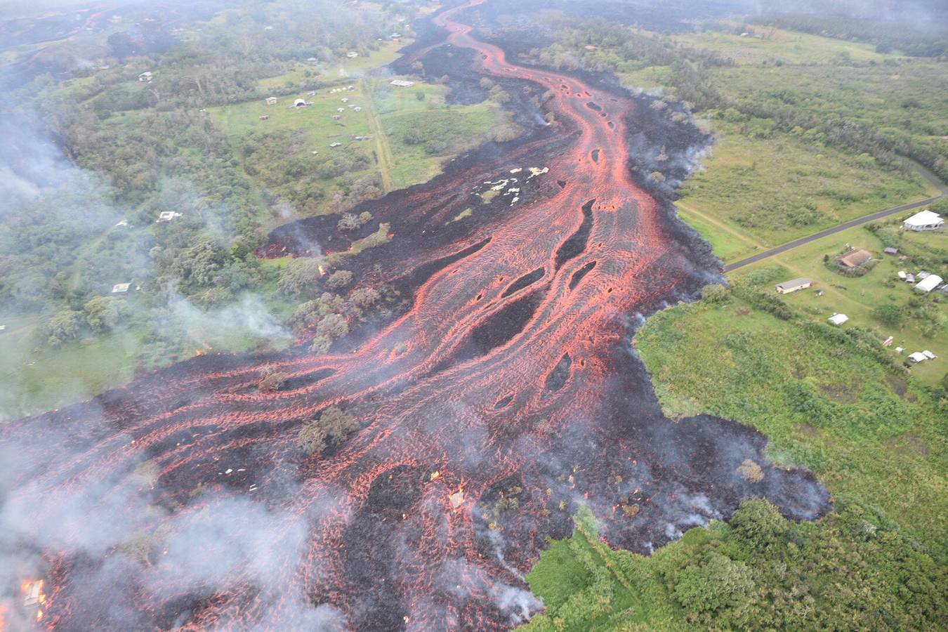 Fotos: Las impresionantes imágenes de la erupción del volcán Kilauea de Hawái