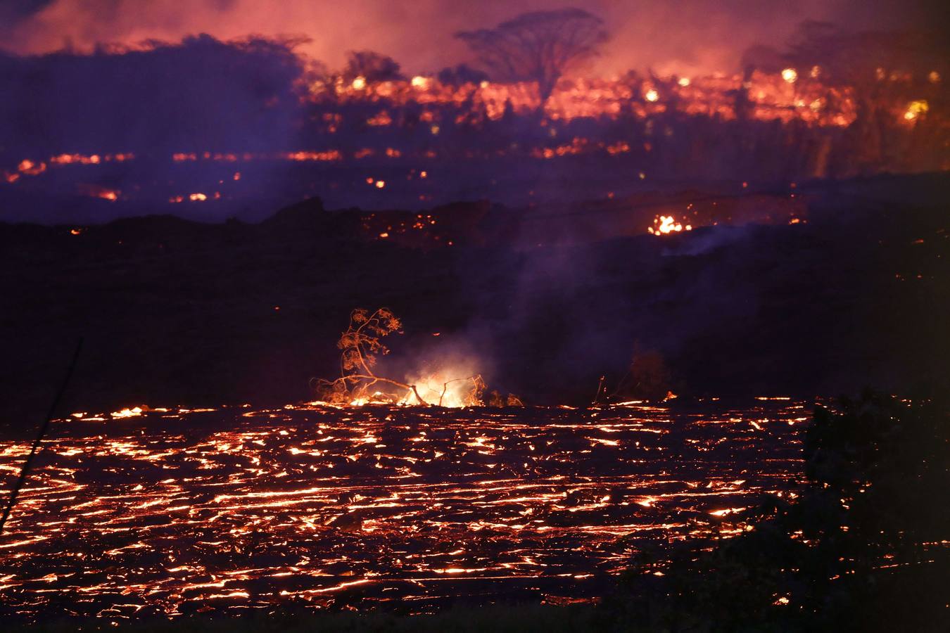 Fotos: Las impresionantes imágenes de la erupción del volcán Kilauea de Hawái