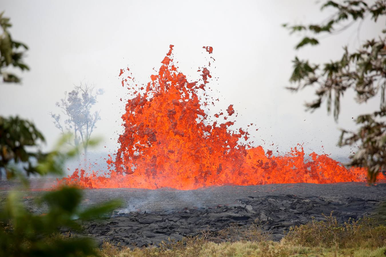 Fotos: Las impresionantes imágenes de la erupción del volcán Kilauea de Hawái