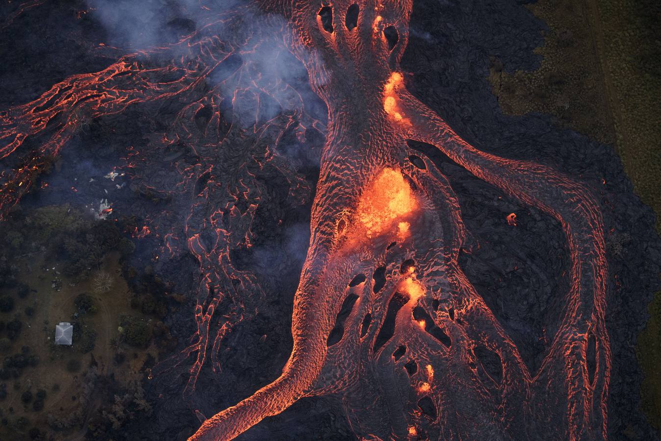 Fotos: Las impresionantes imágenes de la erupción del volcán Kilauea de Hawái