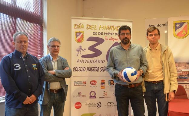 Más de 400 jugadores tomarán parte en el Día del Minivoley