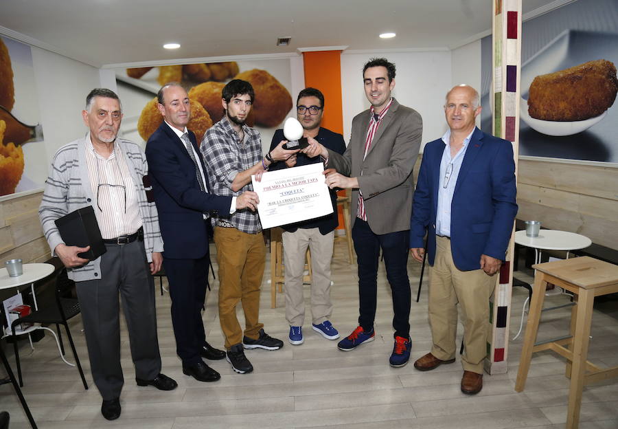 Entrega de premios del concurso de tapas con huevos del pasado año.