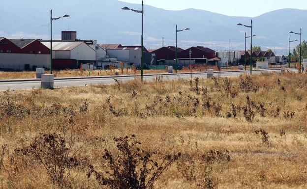 Terrenos del área industrial de Valverde del Majano.