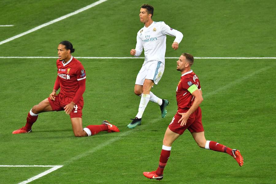 Las mejores imágenes de la final de la Champions League disputada en Kiev entre el Real Madrid y el Liverpool. 