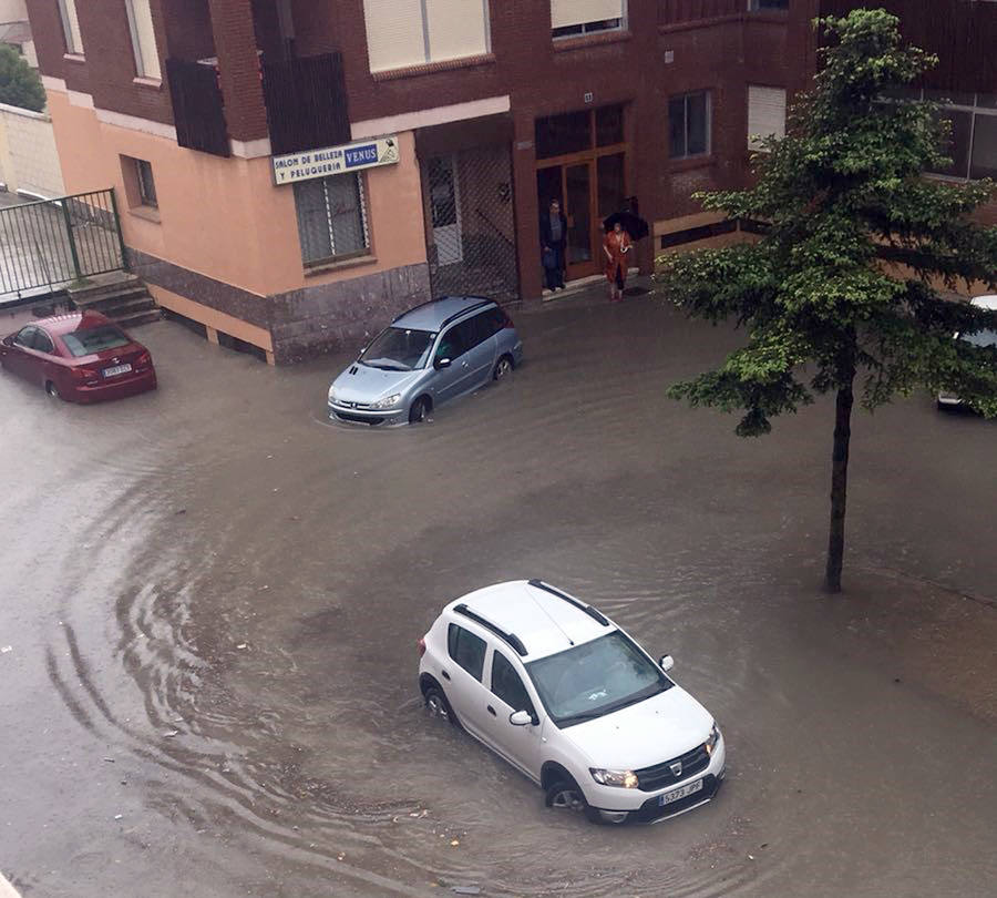 Fotos: Tromba de agua en Cuéllar