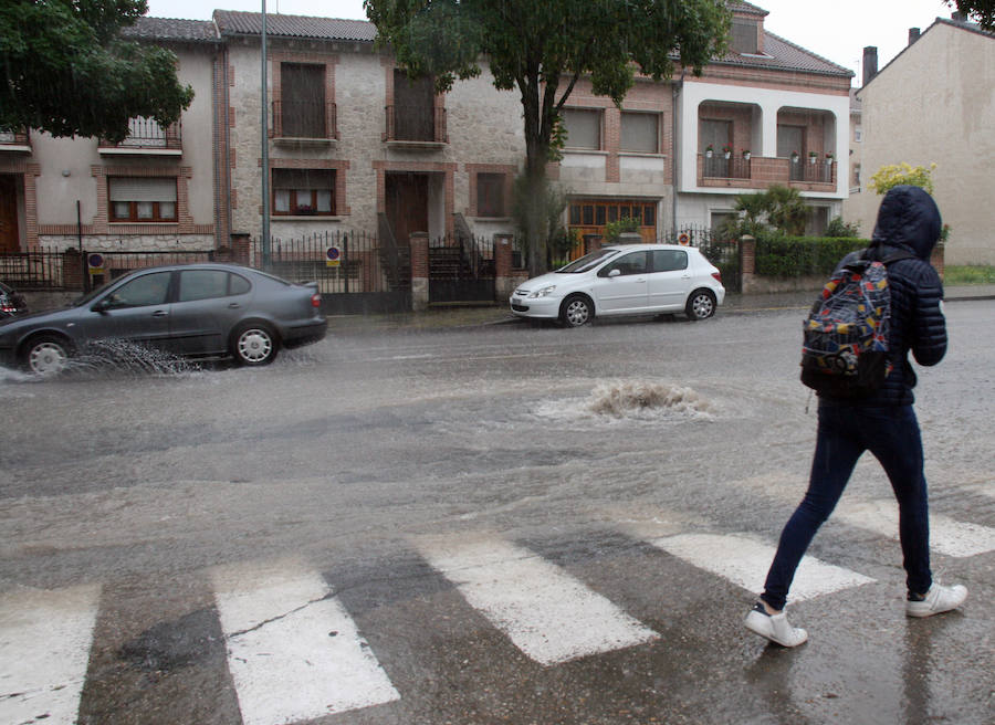 Fotos: Tromba de agua en Cuéllar