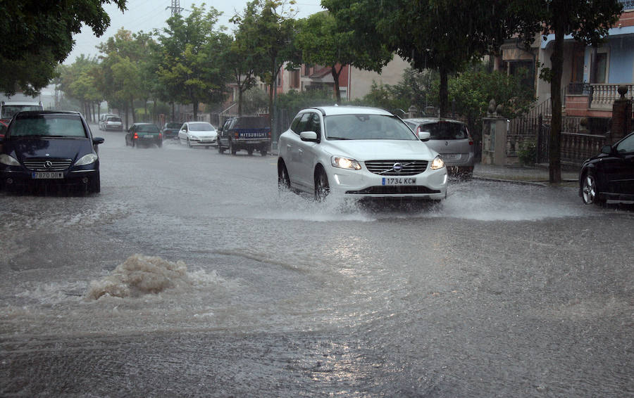 Fotos: Tromba de agua en Cuéllar