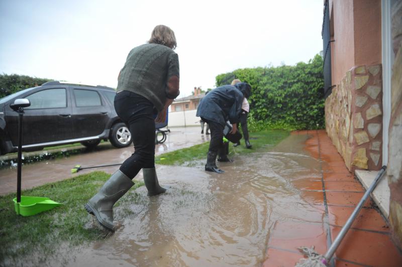 Inundaciones en Viana de Cega (Valladolid)