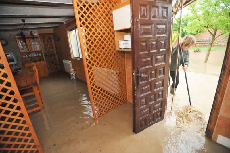 Inundaciones en Viana de Cega (Valladolid)